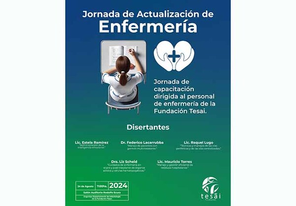 Fundación Tesãi realizará charla de capacitación al personal de Enfermería | DIARIO PRIMERA PLANA