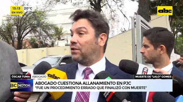 Video: Oscar Tuma asegura que allanamiento a Lalo Gomes fue irregular - ABC Noticias - ABC Color