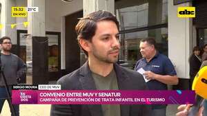 Firman convenio con MUV: campaña de prevención de la trata infantil en el turismo  - Ensiestados - ABC Color