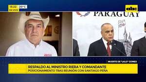 Desoyen a diputados: senadores cartistas expresan respaldo a Riera y comandante - ABC Noticias - ABC Color