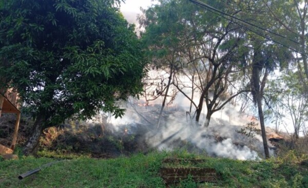 Adicta provocó incendio de pastizal en Presidente Franco