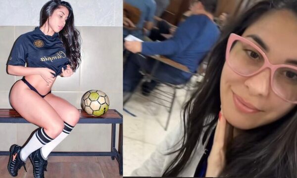 Esta cuerachona se sigue quemando las pestañas para ser periodista peloteril