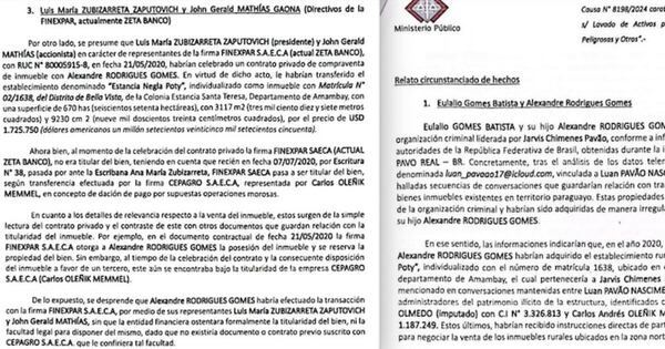 La Nación / Pavo Real: Esquema de lavado es calcado al caso Atlas-Cabeza Branca