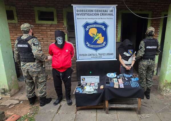 Allanamiento en Fernando de la Mora desmantela presunto punto de venta de drogas - Policiales - ABC Color