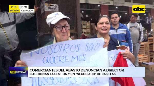 Mercado de Abasto: Comerciantes protestan por repentina orden de desalojo - ABC Noticias - ABC Color