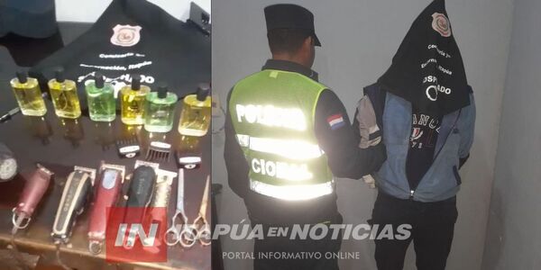 TRAS PERSECUCIÓN RECUPERAN OBJETOS HURTADOS EN ENCARNACIÓN - Itapúa Noticias