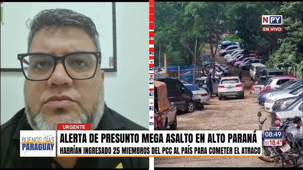 CDE en alerta ante presunto plan de mega asalto - Noticias Paraguay