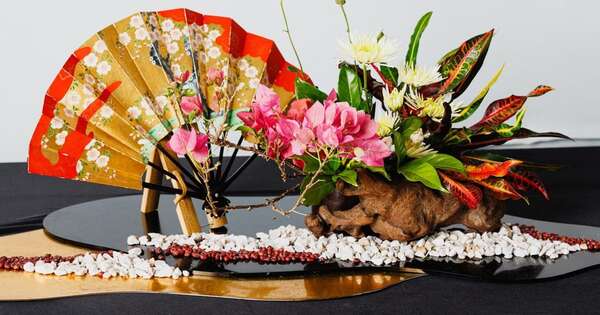 La Nación / Escuelas de ikebana se unen en una exposición en el CPJ