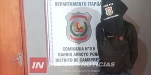 DETUVIERON A UN SUJETO POR INTENTO DE HURTO EN CAMBYRETÁ  - Itapúa Noticias