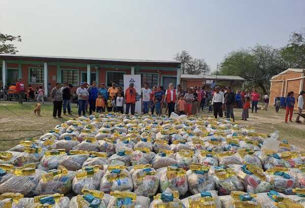 Comunidades indígenas del Chaco reciben kits de alimentos mediante acción conjunta de SEN e Itaipu - .::Agencia IP::.