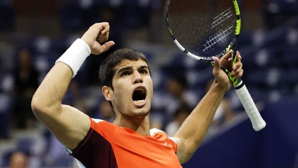 Alcaraz ya se entrena en las pistas del Abierto de Estados Unidos