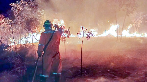 Serie de incendios en varios puntos de Alto Paraná