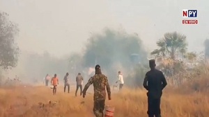 Incendio de gran magnitud afecta a Fuerte Olimpo - Noticias Paraguay