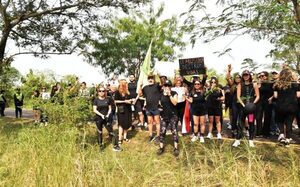 Marcha en el Parque Guasu: Ciudadanos exigen espacios públicos seguros