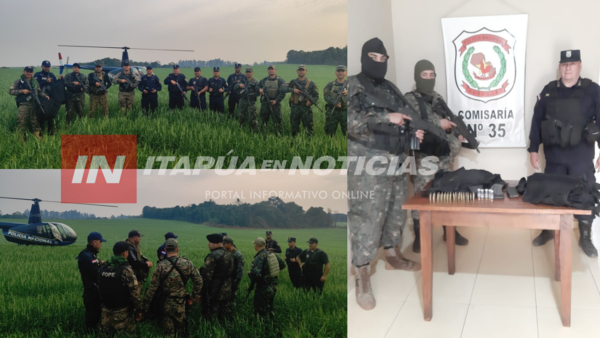 ENCUENTRAN ARMAS Y CHALECOS ANTIBALAS EN ALTO VERÁ - Itapúa Noticias