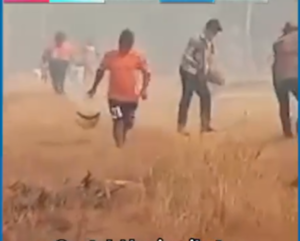 (VIDEO). ¡Desesperante sitú en el Chaco por el incendio que ya entra en la ciudad!