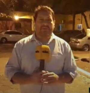 Video: periodista de ABC TV en Amambay fue agredido durante un enlace en vivo - Nacionales - ABC Color