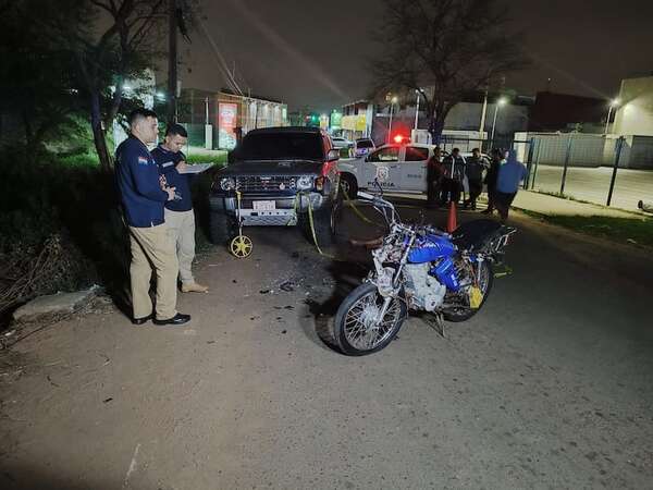 Fatal accidente en Marambure: motociclista muere tras choque frontal contra camioneta - Policiales - ABC Color