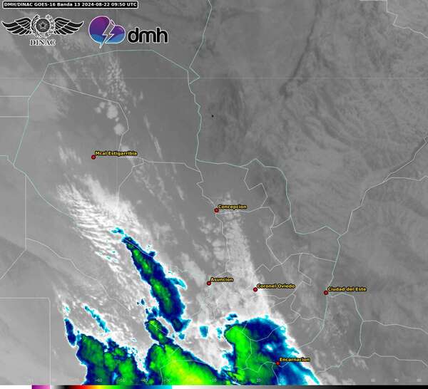 Emiten Boletín de Alerta de lluvias con tormentas eléctricas que afecta a varios departamentos - ADN Digital
