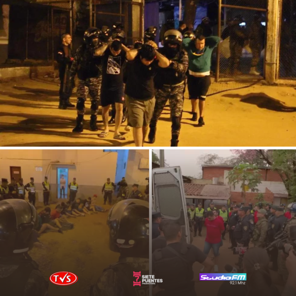 TRASLADAN A REOS DEL PCC Y CLAN ROTELA A CÁRCEL DE MÁXIMA SEGURIDAD DE MINGA GUAZÚ - TVS