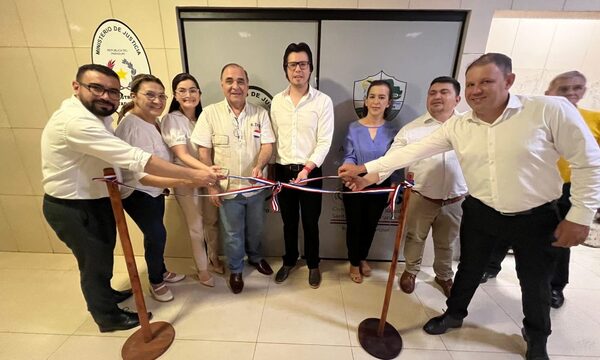 Habilitan nueva oficina del Registro Civil en Santa Rita