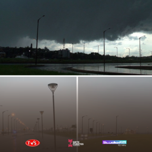 FENÓMENO ESPERADO: LLUVIAS INTENSAS CON TORMENTAS ELÉCTRICAS MODERADAS A FUERTES, RÁFAGAS DE VIENTOS MODERADAS A FUERTES Y LA OCASIONAL CAÍDA DE GRANIZOS. - TVS