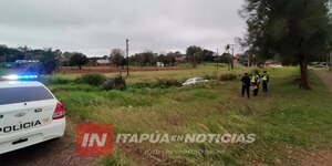 CONDUCTOR PERDIÓ EL CONTROL Y TERMINÓ EN UNA CUNETA EN ENCARNACIÓN - Itapúa Noticias