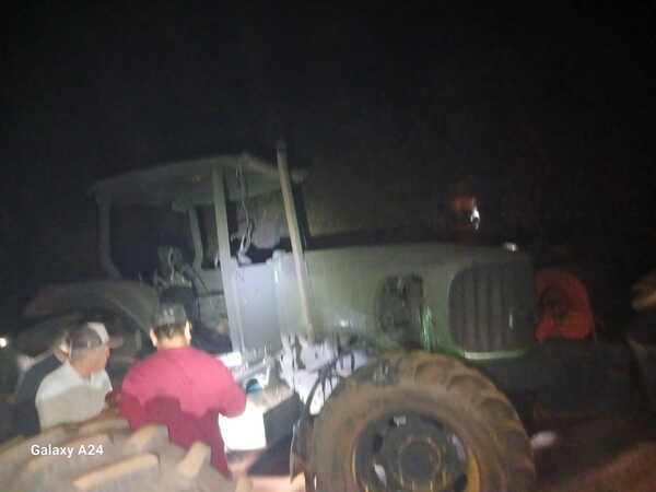 Incendio destruye tres tractores en Pirapó Km 13