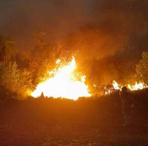 Incendios en el Parque Nacional Cerro Corá siguen incontrolables  - Nacionales - ABC Color