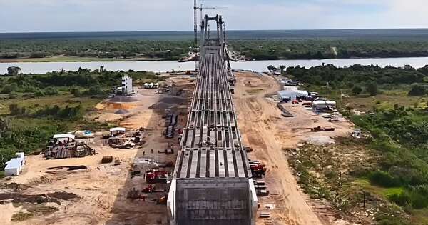 Diario HOY | Avances clave en la obra del puente bioceánico entre Paraguay y Brasil