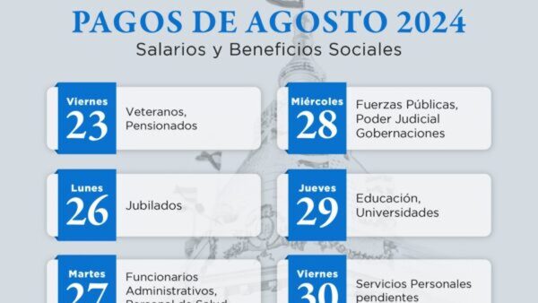 ¡Atenti! Mañana inician los pagos a veteranos y pensionados