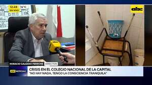 Director de la CNC renuncia ante manifestación de estudiantes: ‘’Tengo la conciencia tranquila’' - ABC Noticias - ABC Color