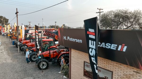 H. Petersen exhibió unidades Case IH, entre otras propuestas, en el Chaco