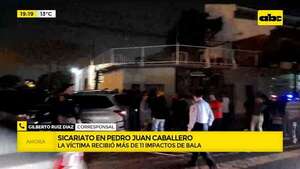 Sicariato en PJC: la víctima recibió más de 11 impactos de bala  - ABC Noticias - ABC Color