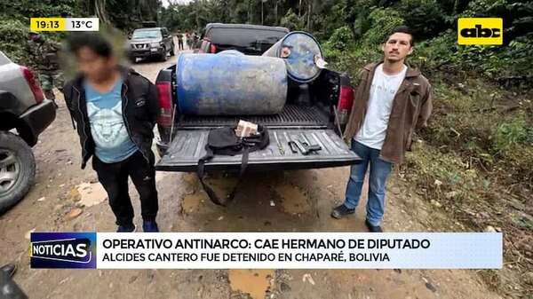 Bolivia: hermano de diputado cartista Benjamín Cantero fue detenido en operativo antinarcóticos - ABC Noticias - ABC Color