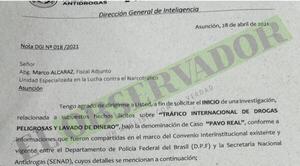 Senad no dio nombre de Lalo en pedido de investigación en caso “Pavo Real I” en 2021