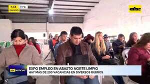 Video: Vacancias laborales ofrecerán en Expo Empleo del Abasto Norte - ABC Noticias - ABC Color