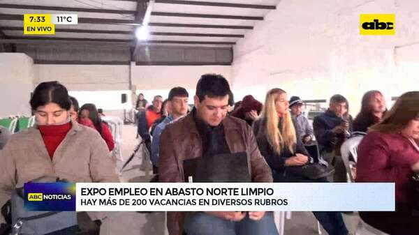 Video: Vacancias laborales ofrecerán en Expo Empleo del Abasto Norte - ABC Noticias - ABC Color