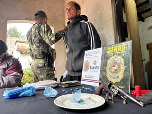 SENAD capturó a distribuidor de “chespi” en San Lorenzo