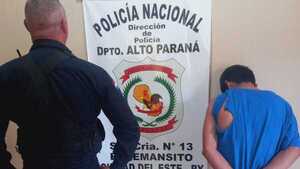 CDE: Imputan a “Terremoto” tras intentar atacar a su mamá con machete