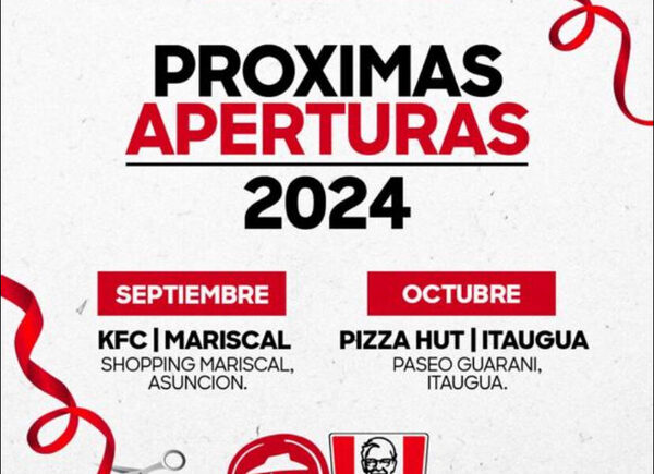 Expansión: KFC llega al Shopping Mariscal y Pizza Hut a Itaugua