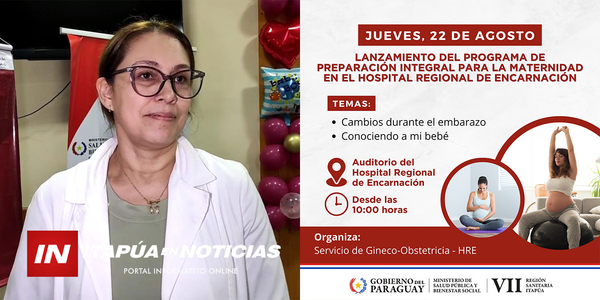 LANZARON PROGRAMA DE PREPARACIÓN INTEGRAL PARA LA MATERNIDAD - Itapúa Noticias