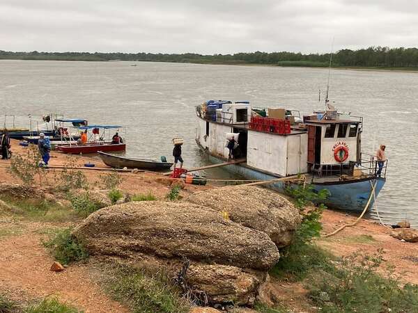 El río Paraguay registra varios pasos críticos en zona de Concepción - Nacionales - ABC Color