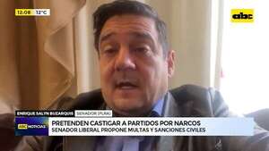 Narcos en el Estado: senador plantea castigar a partidos políticos - ABC Noticias - ABC Color