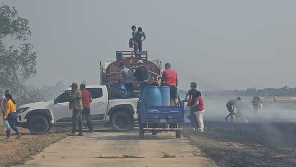 Fuerte Olimpo sin bomberos; jefe comunal admite falta de preparación para incendios