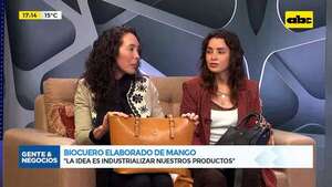 Biocuero elaborado de mango: jóvenes logran desarrollar el material sustentable - Gente & Negocios - ABC Color
