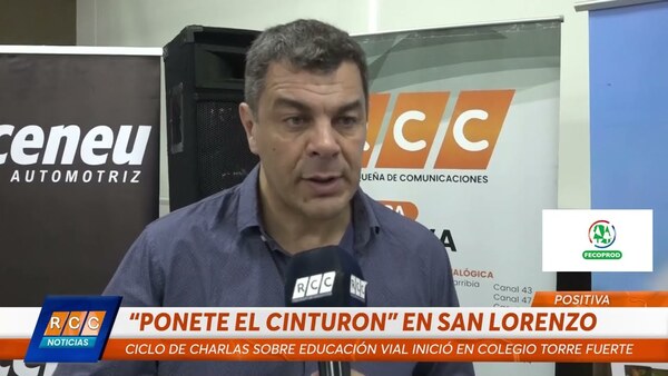 Video: Colegio Torrefuerte recibió el ciclo de charlas “Ponete el Cinto”