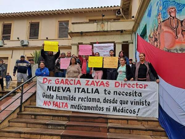 Pobladores de Nueva Italia amenazan con cerrar centro de salud - Nacionales - ABC Color