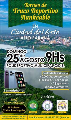 Los truqueros se juntan este domingo en Ciudad del Este  - Polideportivo - ABC Color