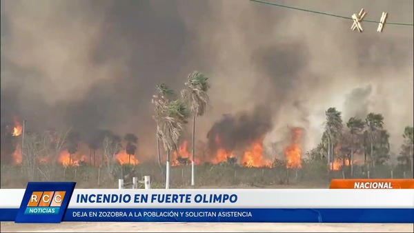 Video: Incendios de gran magnitud en Fuerte Olimpo